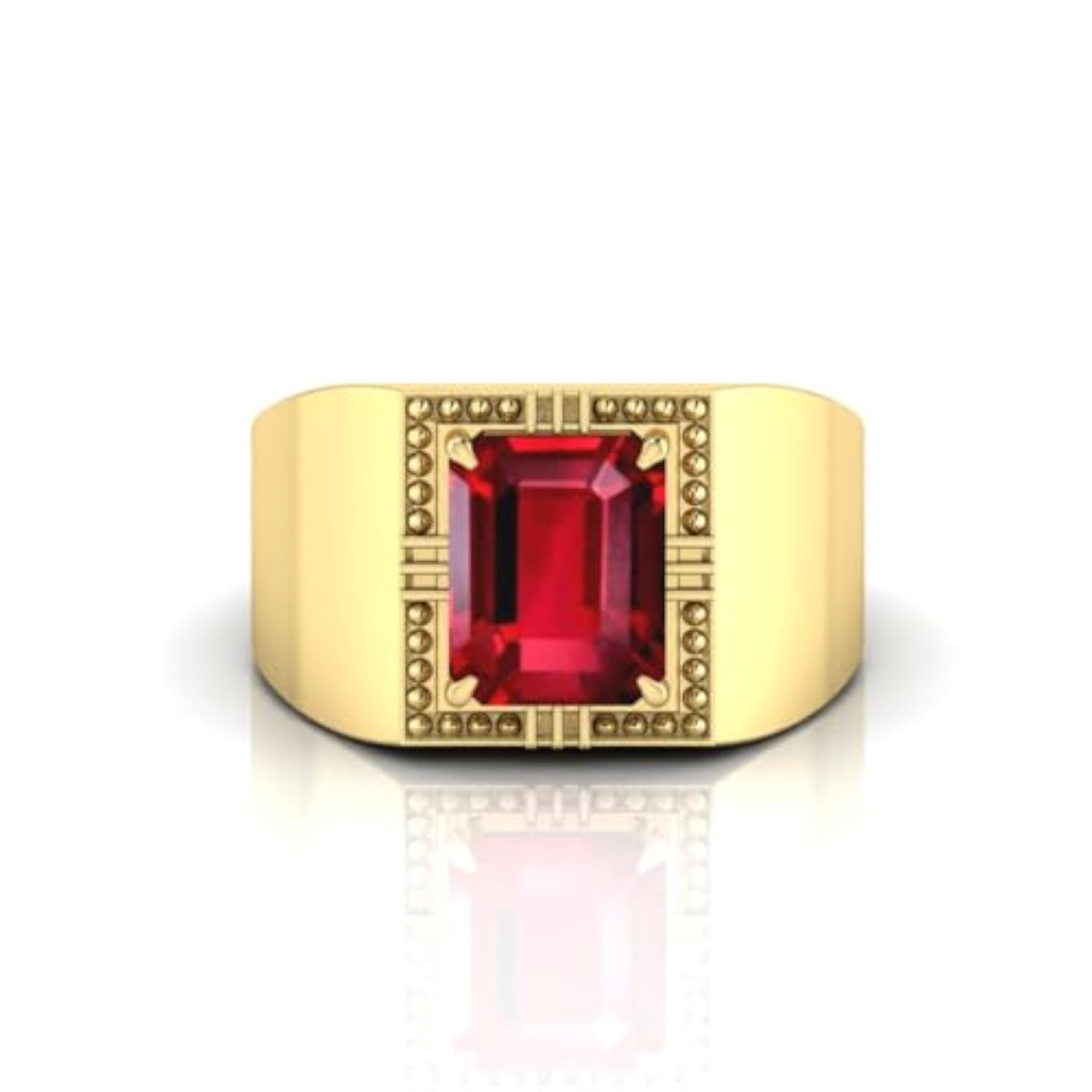 5.25 Ratti Ruby Adjustable Ring, Lab Certified